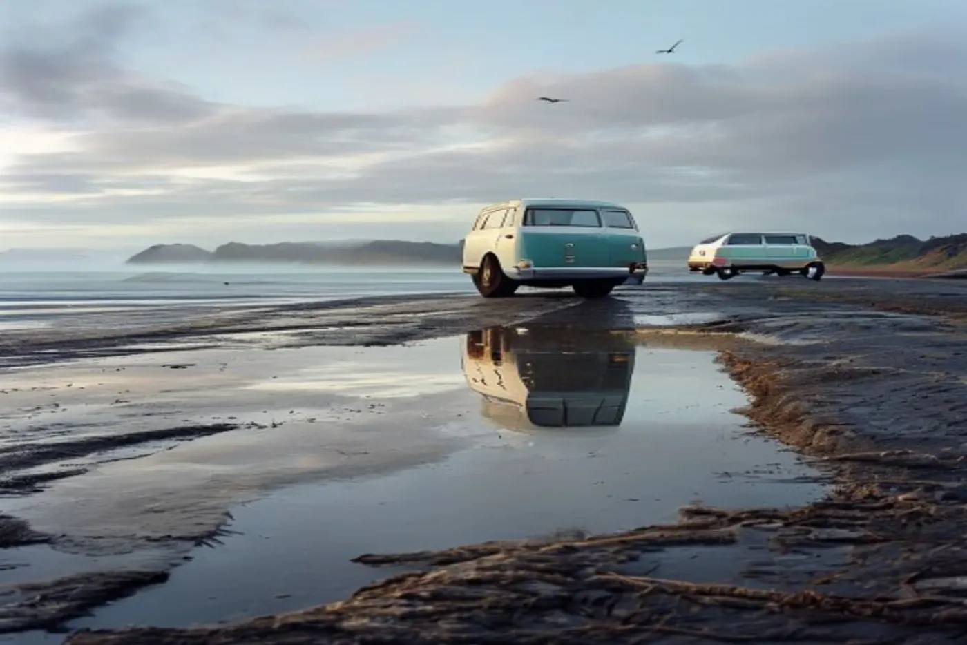Pacific Coast Highway in a Sportvan — California, United States